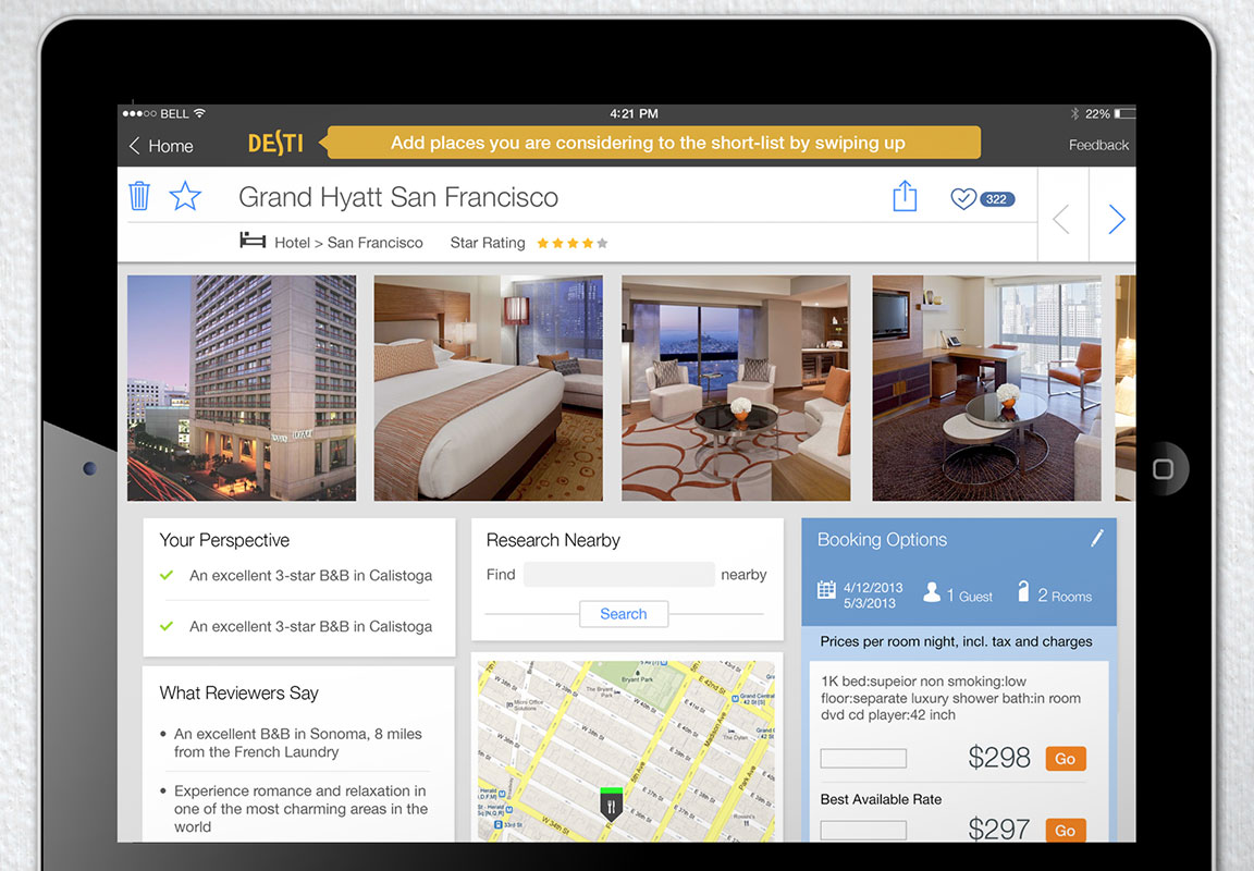 Desti iOS App